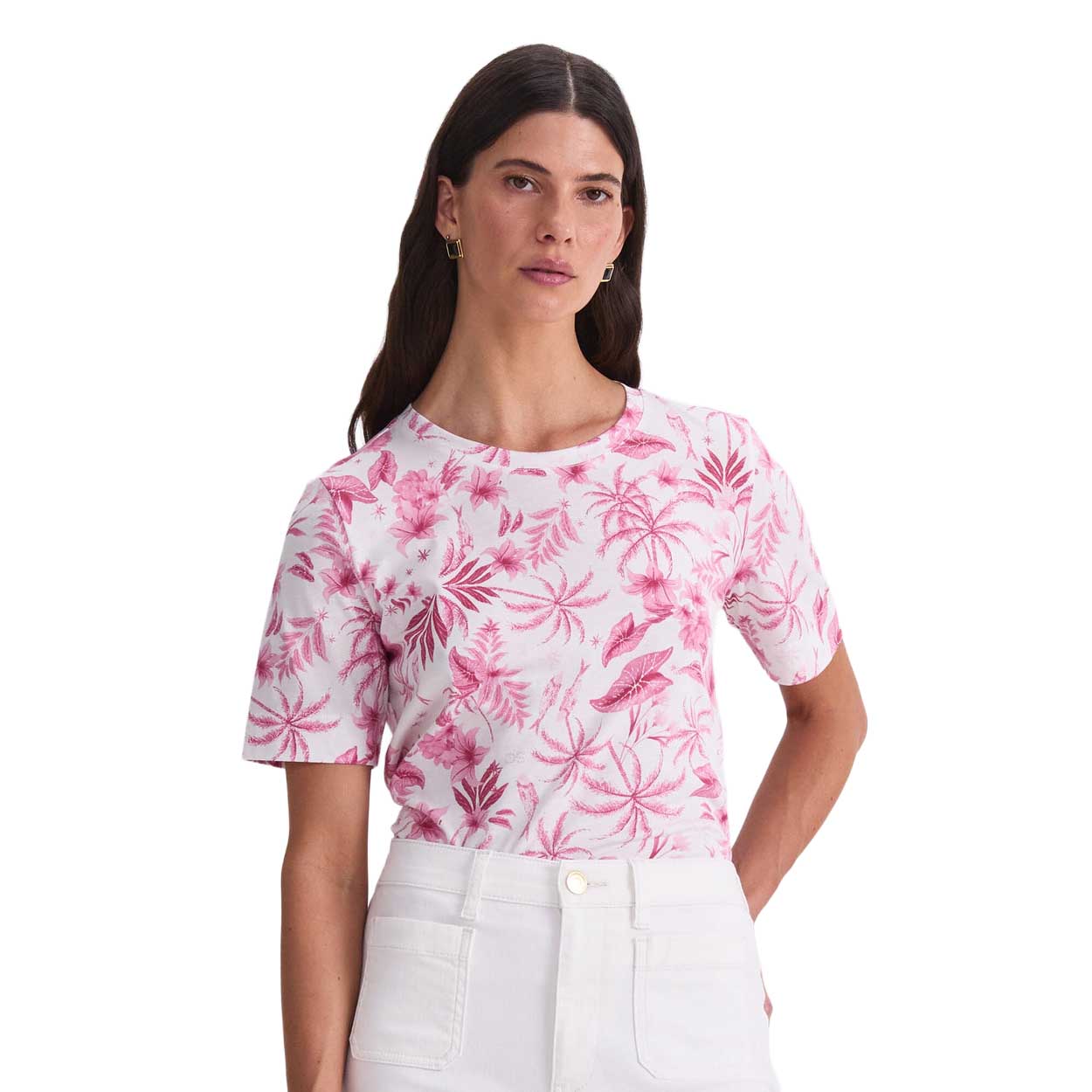Sportscraft Palm Print Merc Tee